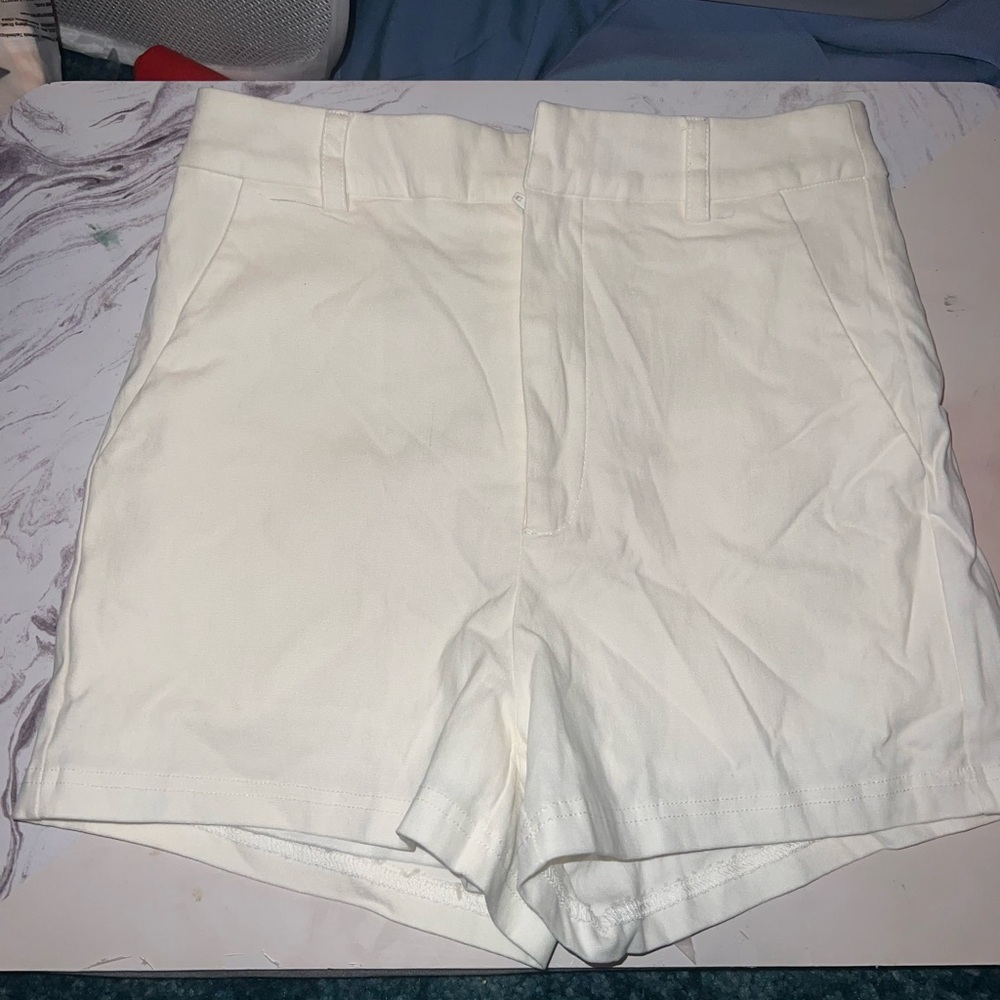 White dress shorts